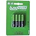 Produktbild Luxform AAA Batteries Lighting Wiederaufladbare Batterie 800mAh NimH 1,2V 4er Pack Grün/Schwarz
