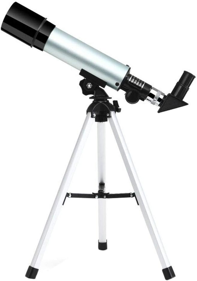 Telescope with Tripod Finderscope Portable Beginner Telescope with 2 Eyepieces Travel Telescope