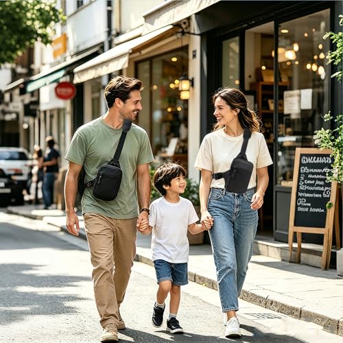 Image of Mini Sling Bag for Men Crossbody,Small Chest Bag Casual Trendy Waterproof Lightweight Phone Crossover Daypack