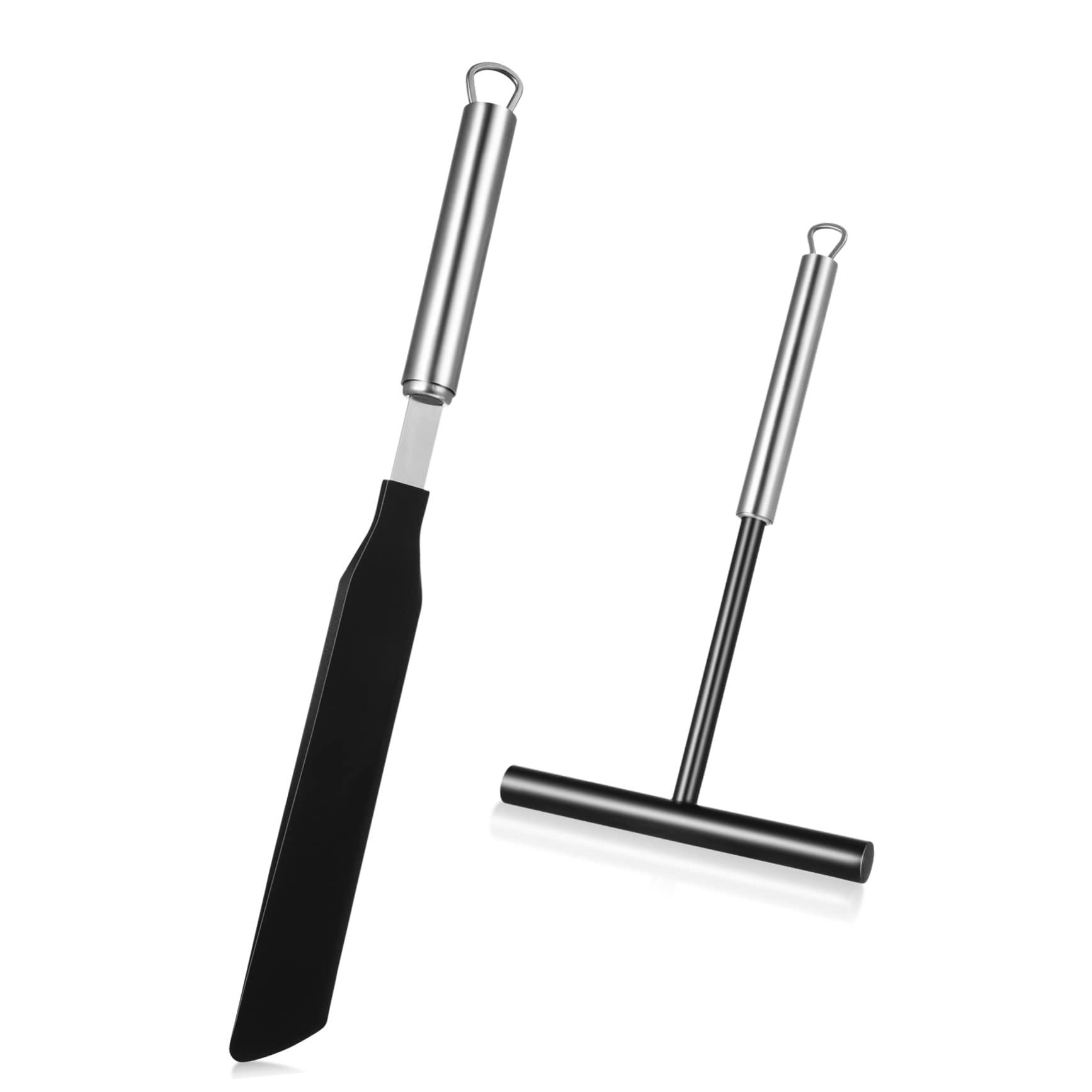 Juego de Espátula para Pasteles y Crepes de Acero Inoxidable, Herramienta para Hornear Reutilizable y Confiable para Alimentos, Utensilios Prácticos para Restaurante y Hotel