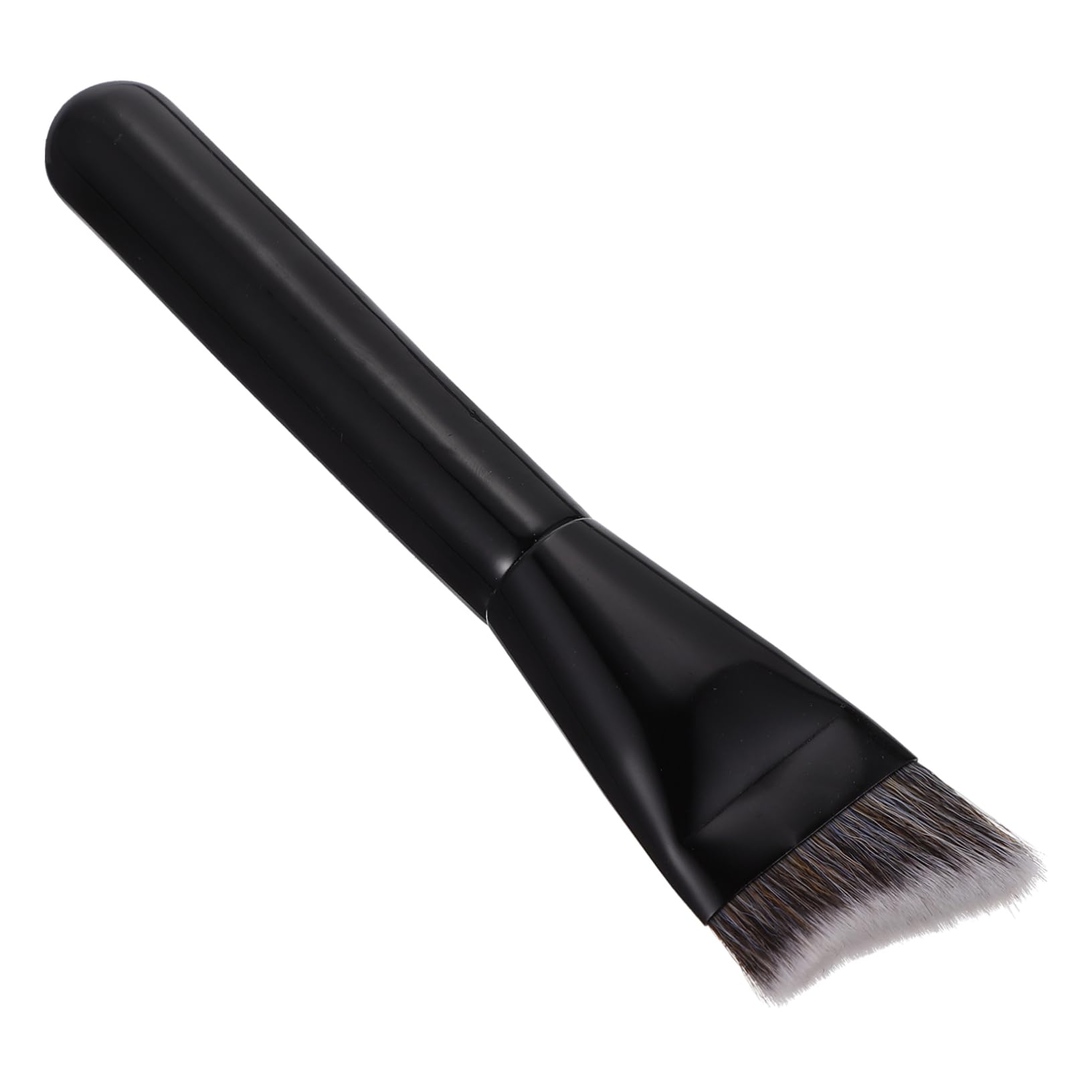 FOMIYES 1 Pc Bright Black Wooden Handle Makeup Brush for Contouring Foundation Professional Stippling Brush