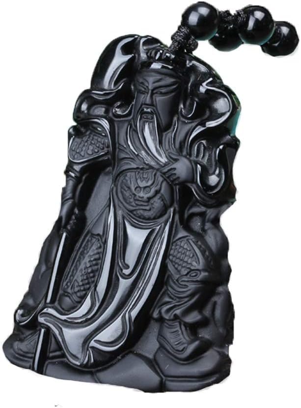 Collier en obsidienne noire pierre de guérison et talisman de protection