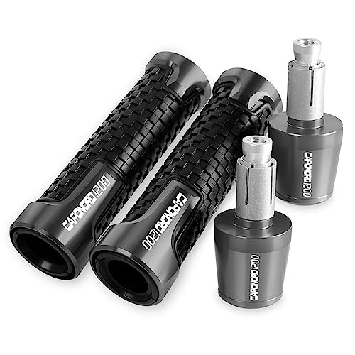 Poignées guidon moto 22mm Aprilia Caponord 1200 évite engourdissement mains