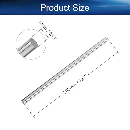 Miniatura 57 de Auniwaig Barra de torno de varilla redonda sólida HSS de 0.276 in x 7.874 in, surtido para herramientas de manualidades, para ejes de engranaje