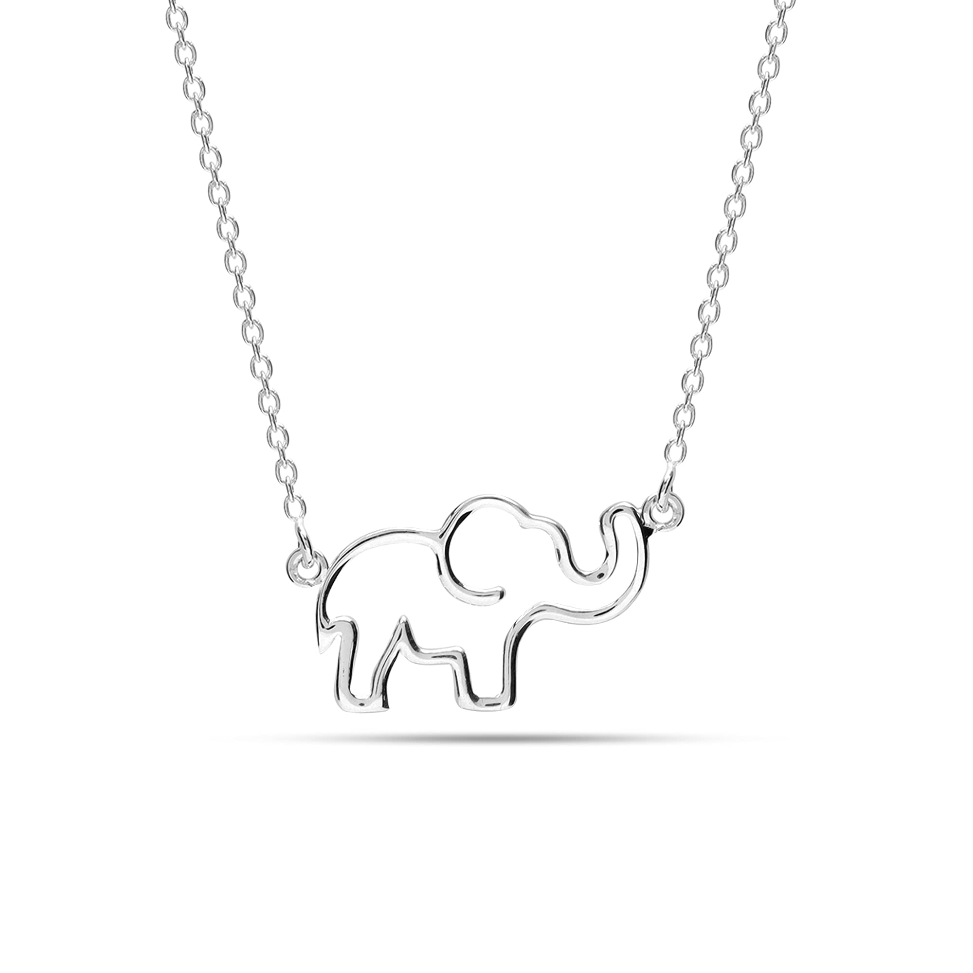 Amazon Brand - Nora Nico Elephant style Chain Pendant Necklace for Women and Girl (B0993H8JXP) Amazon Price History, Amazon Price Tracker