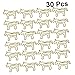 Uonlytech 30pcs Golden Horse Paper Clips Creative Animal Bookmarks Strong Paper Holding Clamp for Home Office School Use Adorable Design for Document Organization