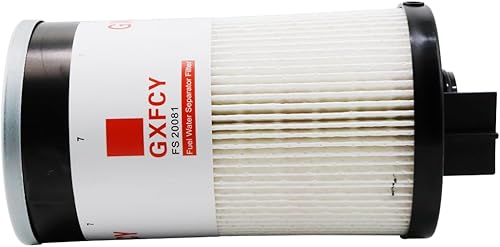 Miniatura 8 de FS20081 Filtro separador de agua de combustible para reemplazar PF46171 L20081 A245007 RH32032 SF57030 compatible con motores diésel ISB ISL DD5 DD8