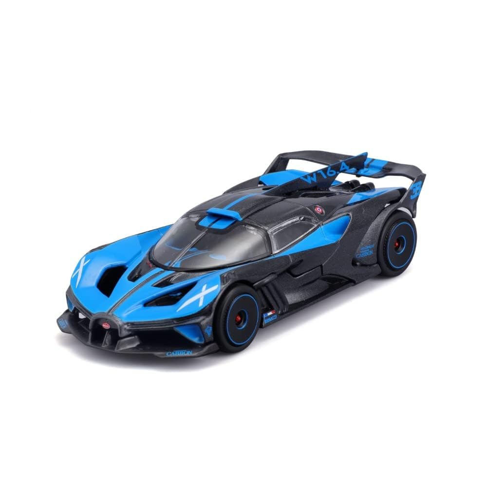 Collection B 1:43 Scale Race Bugatti Bolide Diecast Model Car, Blue/Black