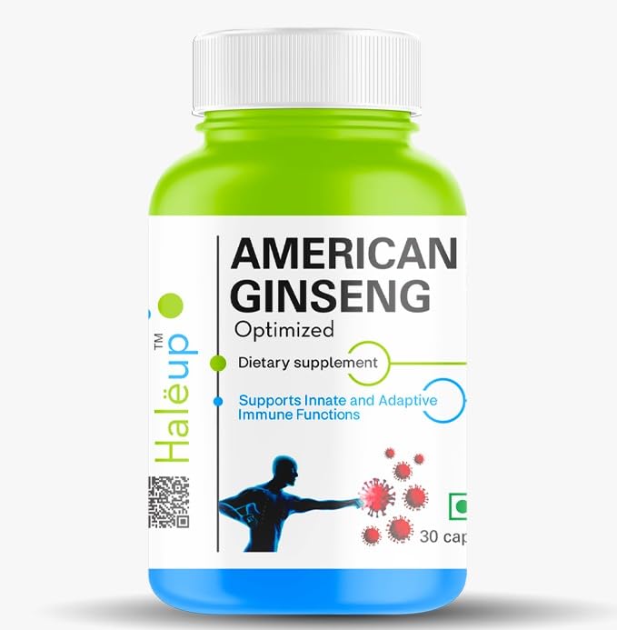 American Ginseng - 500 Mg | 60 Capsules | Enhances Immunity | Boosts Strength & Stamina | Improves Alertness & Concentration | Formulated in USA - 60 Count (Pack of 1)