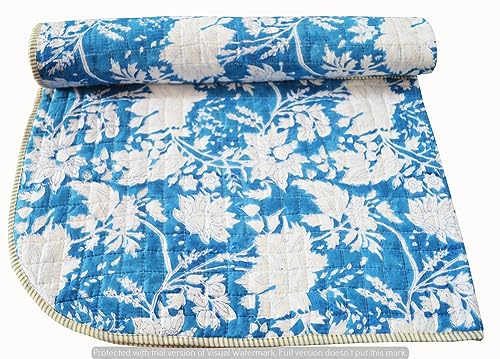 Couvre-lit coton Kantha bébé hypoallergénique contre la fraîcheur des nuits - 2