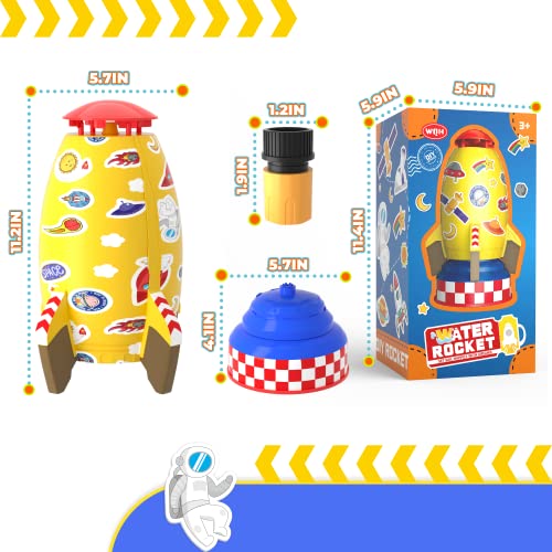 Outdoor Sprinkler For Kids, Kids Sprinkler For Yard, 360° Rotating Rocket Water Sprinkler, Summer Spray Splashing Fun In Garden Lawn Water Toys, Summer Gifts For Boys Girls Kids Toddlers #TOP2