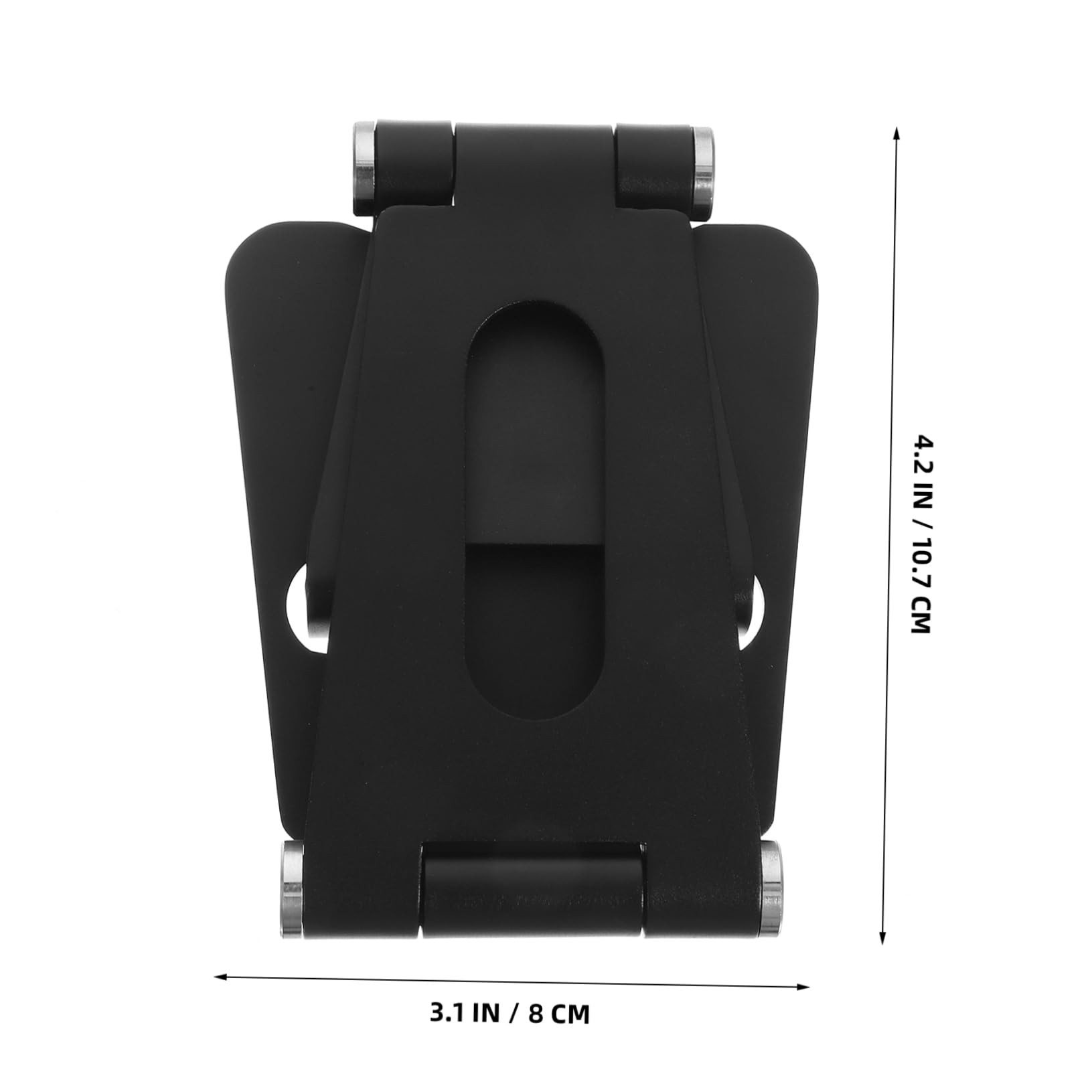 Artibetter 3piezas Soporte De Teléfono Móvil Ajustable Aleación De Aluminio Base Antideslizante Compatible con y Otros Smartphones para Ver Videos y Jugar Negro
