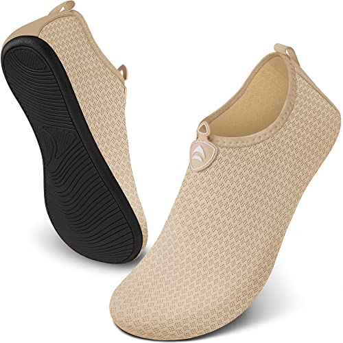 Barefoot Water Shoes for Women Men Breathable Sand Shoes and Quick-Dry Aqua Socks for Swim, Beach, Pool, Kayak, Yoga Sport Accessories, Camping Essentials Must-Haves for Adults Youth Sizes