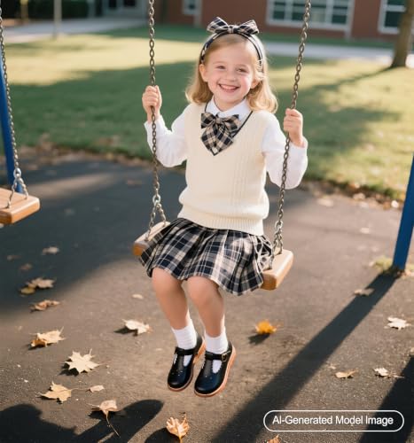 Image of PHIRAMIN Toddler Girl Mary Jane Dress Shoes-Little Girl School Uniform Shoes for Wedding Party