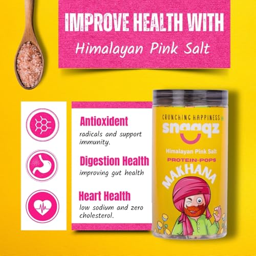 Image of SNAAQZ Roasted Makhana Combo - Cheese & Herbs + Chilly Garlic + Himalayan Pink Salt | Baked Foxnuts | High Protein | Gluten-Free Snacks | Tiffin Ready | Healthy Munching | Low Calorie Tea-Time Snack