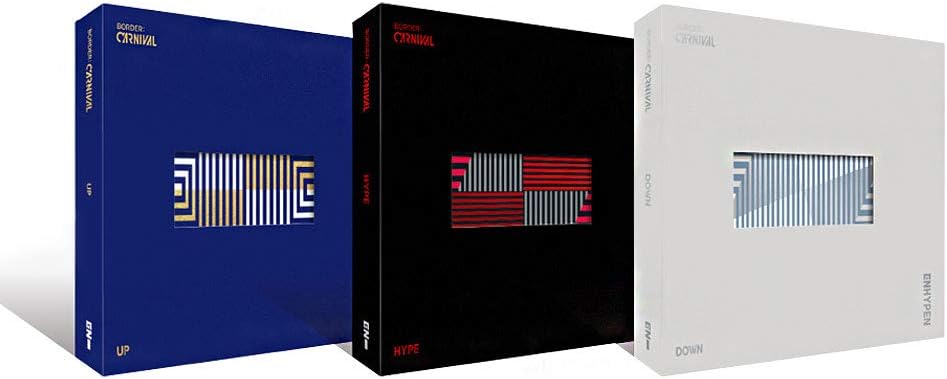 BIGHIT Ent. ENHYPEN Border : Carnival (2nd Mini Album) Album+Extra Photocards Set (UP+Hype+Down ver. Set),L200002158