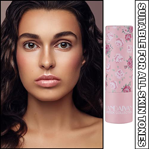 Xingxyuel Matte Nude Lipstick Silky Velvet Lip Gloss Nude Lip Stain Paper Tube Lipsticks Non-Stick Cup, Waterproof Long Lasting Matte Lipstick For Women Daily Professional Lip Makeup-01 Clear #TOP6