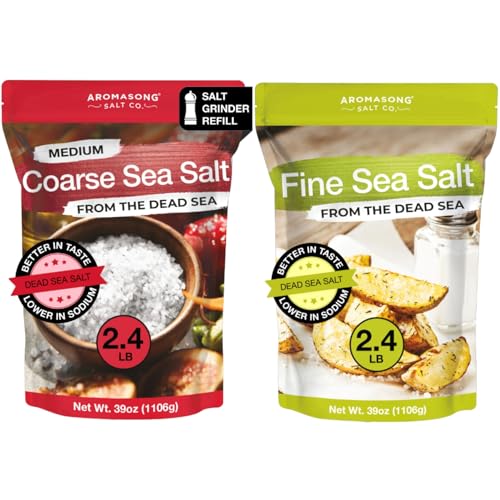 Aromasong Sal Marina Gruesa 2.43 lb de marca natural miniatura 1