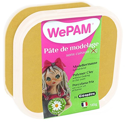 Preisvergleich Produktbild WePAM PFW872-145 Lufthärtende Modelliermasse, 145 g, Gold