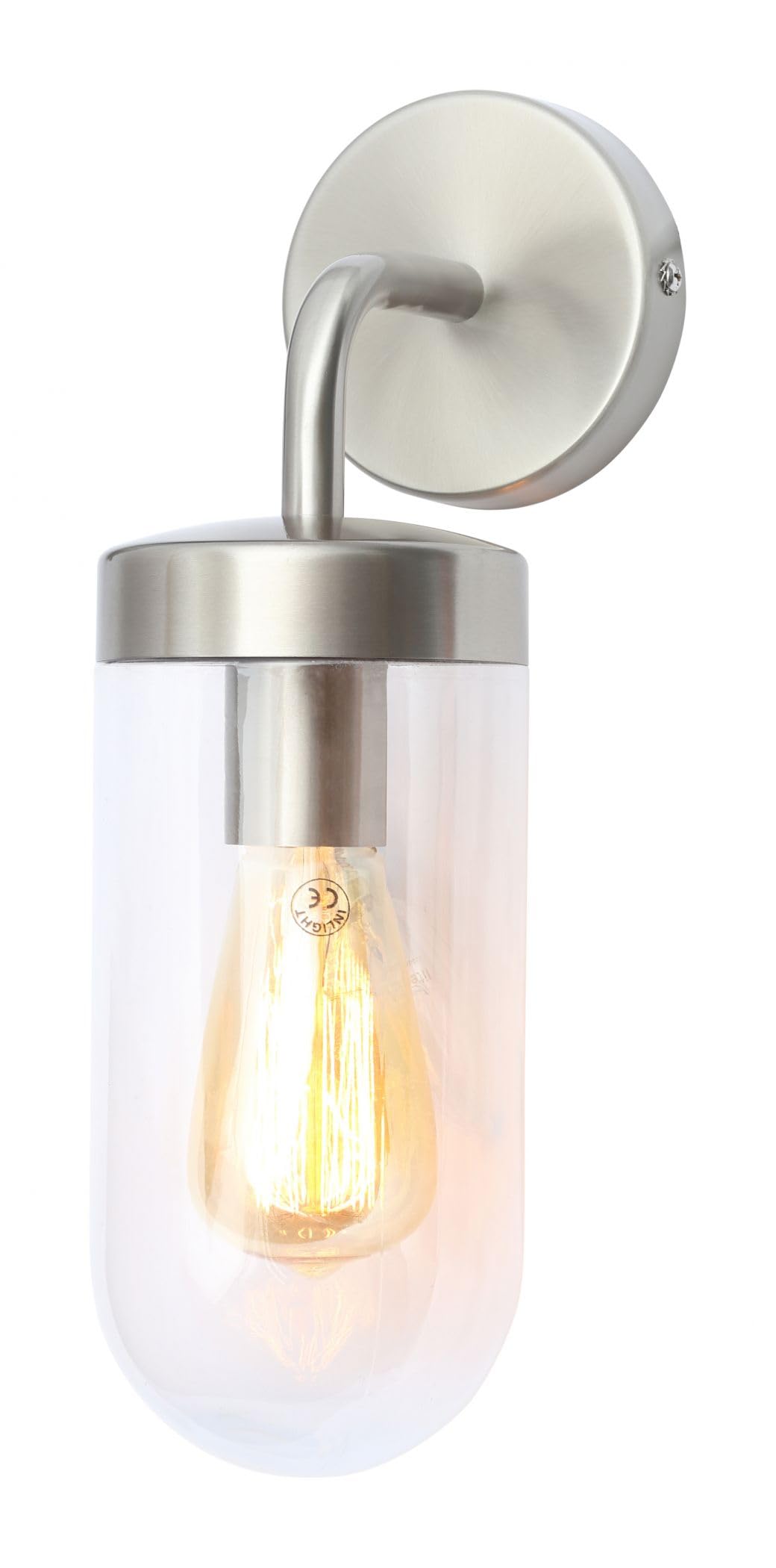 Zinc ZN-31809-SST Kew Wall Light, Stainless Steel