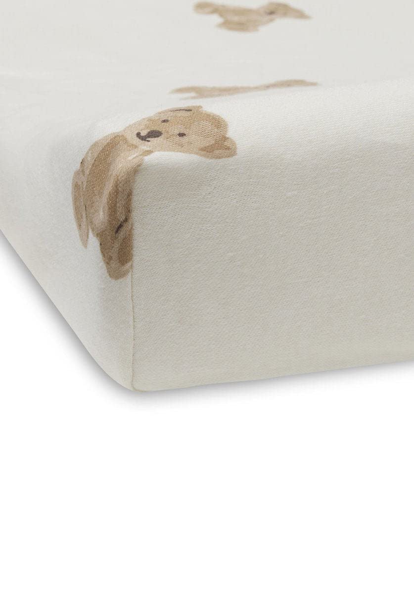 Jollein Housse de matelas à langer motif ours en peluche 50 x 70 cm 100% coton