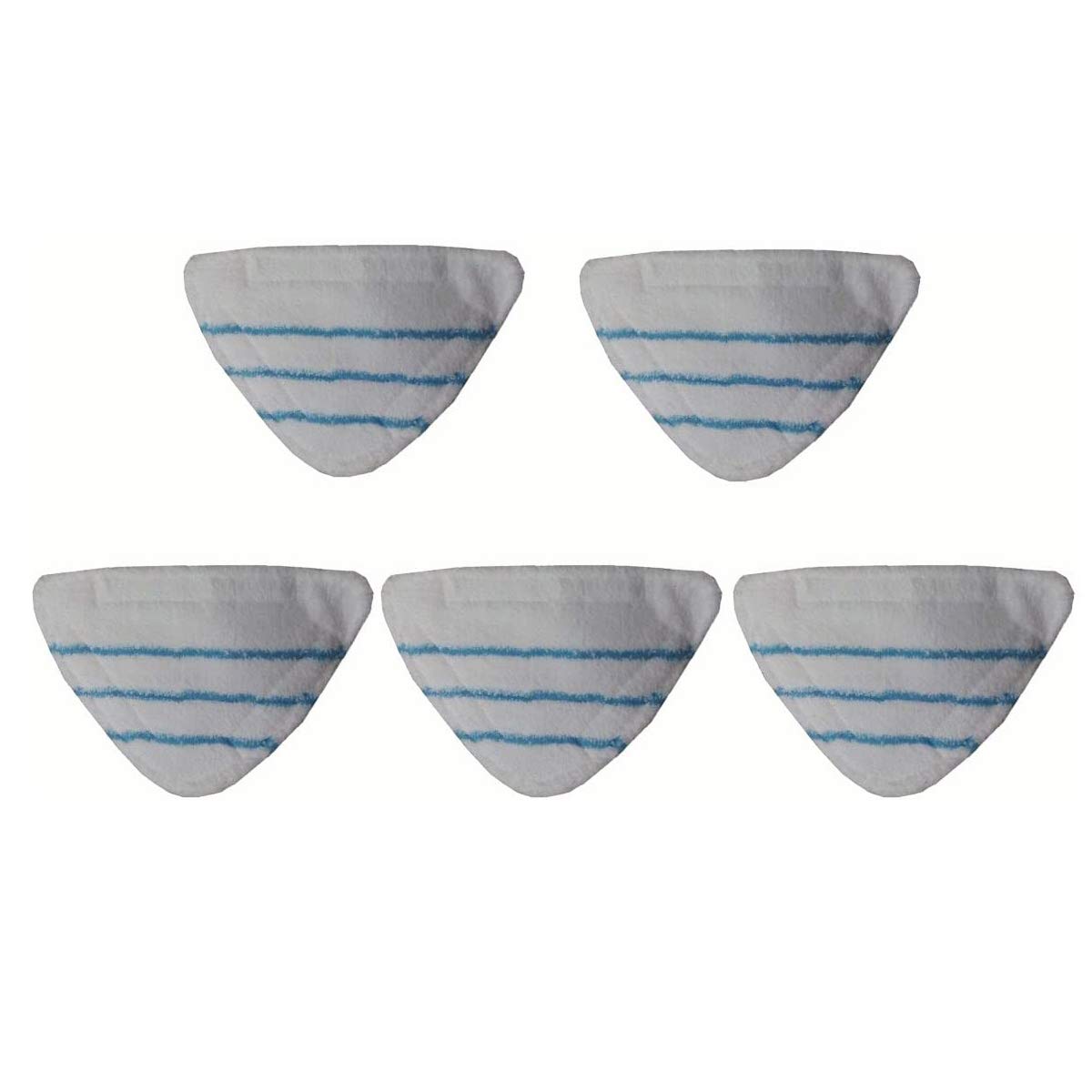 Revin-Sky 5 Pack Microfibre Pads Mop Replacement Cleaner Floor Pads Washable x5mop Cloths Compatible with H2O Steam Mop X5 Mop Pad