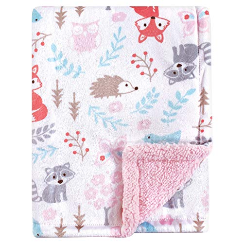 Hudson Baby 52218 Unisex Baby Plush Mink And Sherpa Blanket cover