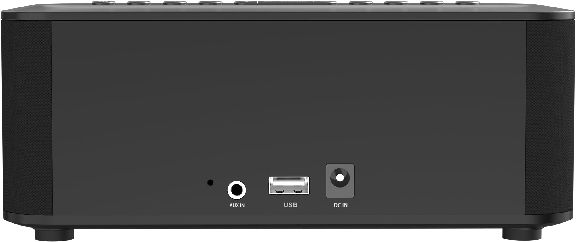 Kenwood CR-ST40DAB-B - Radiosveglia stereo con 3 sveglie, DAB+, FM, Bluetooth, USB, funzione di ricarica, grande display, dimmerabile a 5 livelli, 6 Watt RMS, memoria stazione, nero