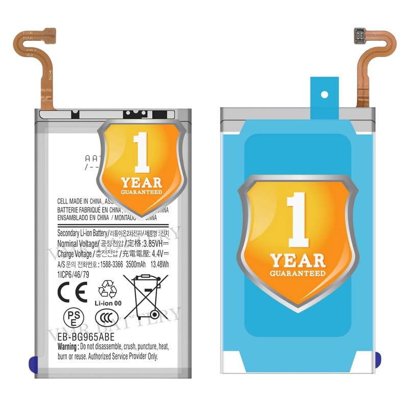 Image of Original EB-BG965ABE Battery Compatible for Samsung Galaxy S9 Plus (S9+) (SM-G9650, SM-G965F, SM-G965F /DS) - (3500mAh) - 1 Year Warranty K7