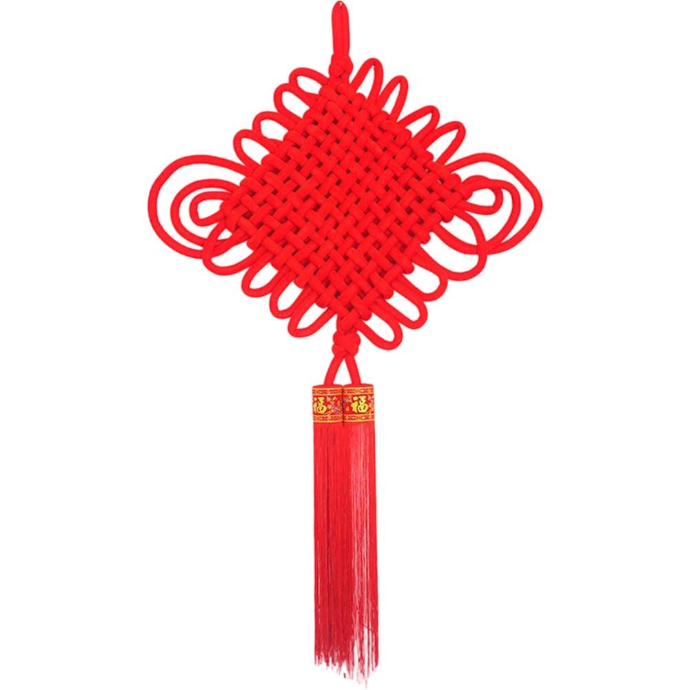 Articles de mariage et de fête : pendentifs en nœud chinois tissé à offrir pour le Nouvel an Lunaire