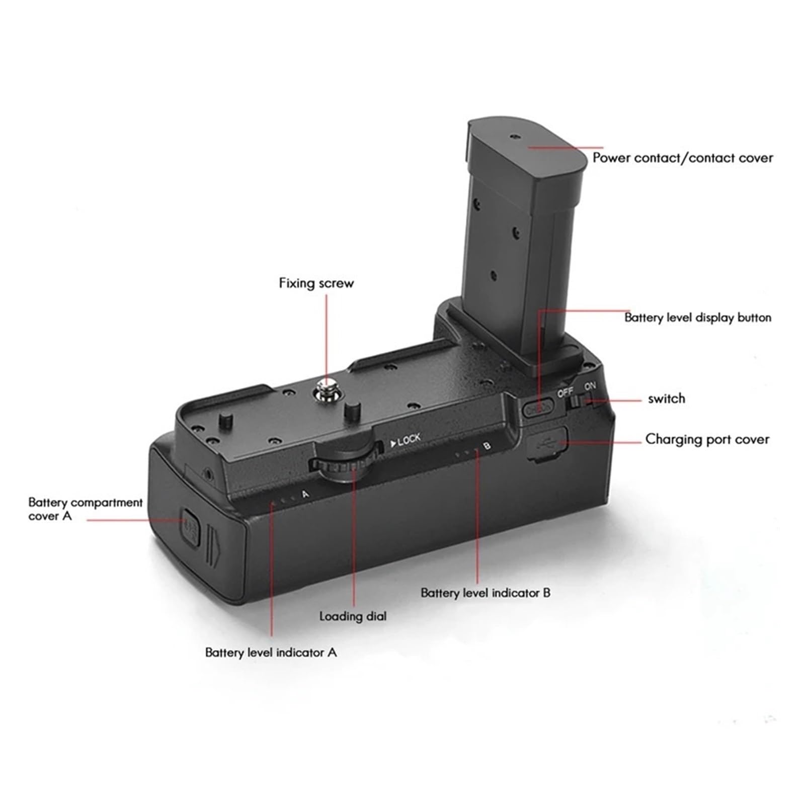 Compatibile con Nikon Z6 Z7 Battery Grip MB-N10