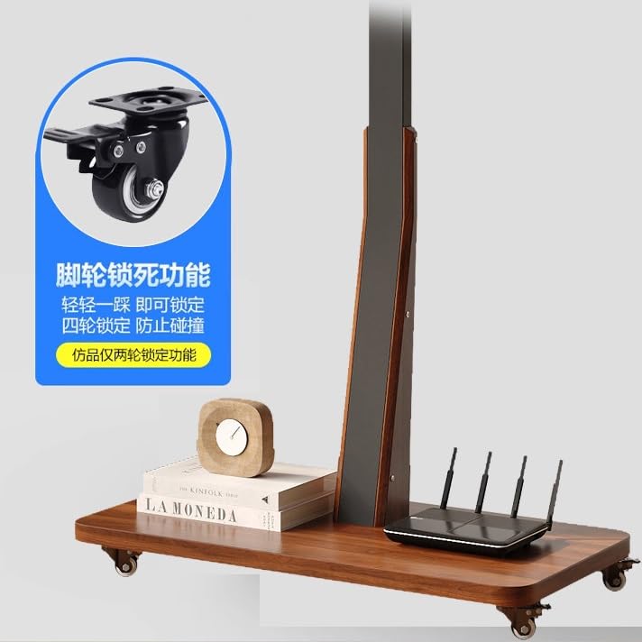 Soporte móvil para TV de 32-75 pulgadas con ruedas miniatura 4
