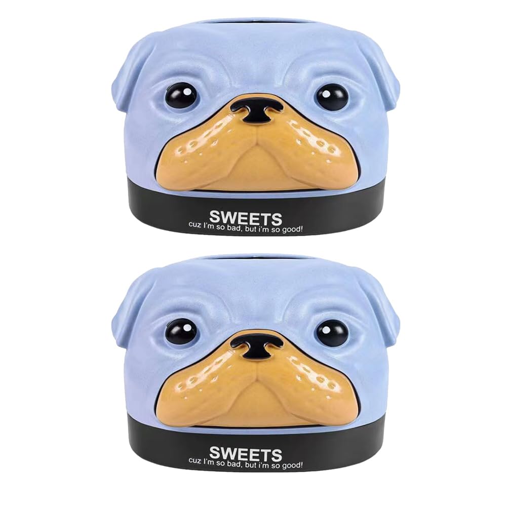 Vjsujehgy Tissue Holder Cartoon Removable Napkin Box Roll Paper Container Cute Tissue Box Napkin Bag Holder Home Decoration,A