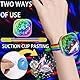 YOUYIKE 4 Stück Mini Discokugel Kinder, Disco Ball Licht, Klein Discokugel Armband, Disco Licht für Kind Party, Auto Tanzen, DJ Club, für Alle Partys und Autoinnendekoration
