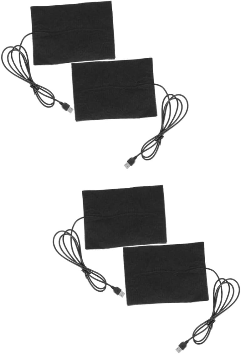 BEBEMOKO 4pcs USB Heating Mat for Epoxy Resin Curing Craft Cushion for Resin Supplies Convenient Use Laptop Power Bank for Craft