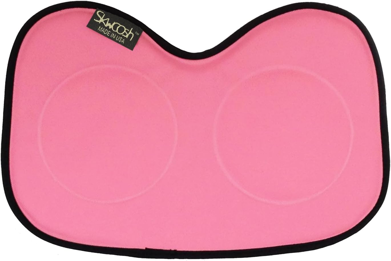 Skwoosh Row Pad Seat Cushion for Masters, Students, Scullers, Dragonboat, Outriggers, Accessories | Fits Concept2 | Gel Pressure Sitz Bone Comfort Relief | Made in USA (Pink)