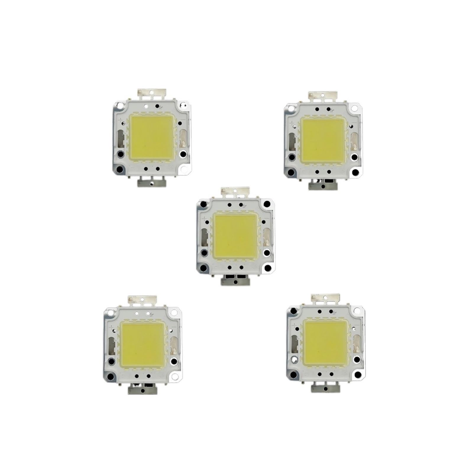 TCTKPAMANZ 5pcs LED Beads Chip 10W 20W 30W 50W 100W LED COB Chip White Warm White for DIY Flood Light Spotlight High Brightness(100W 30-36V,Cold White