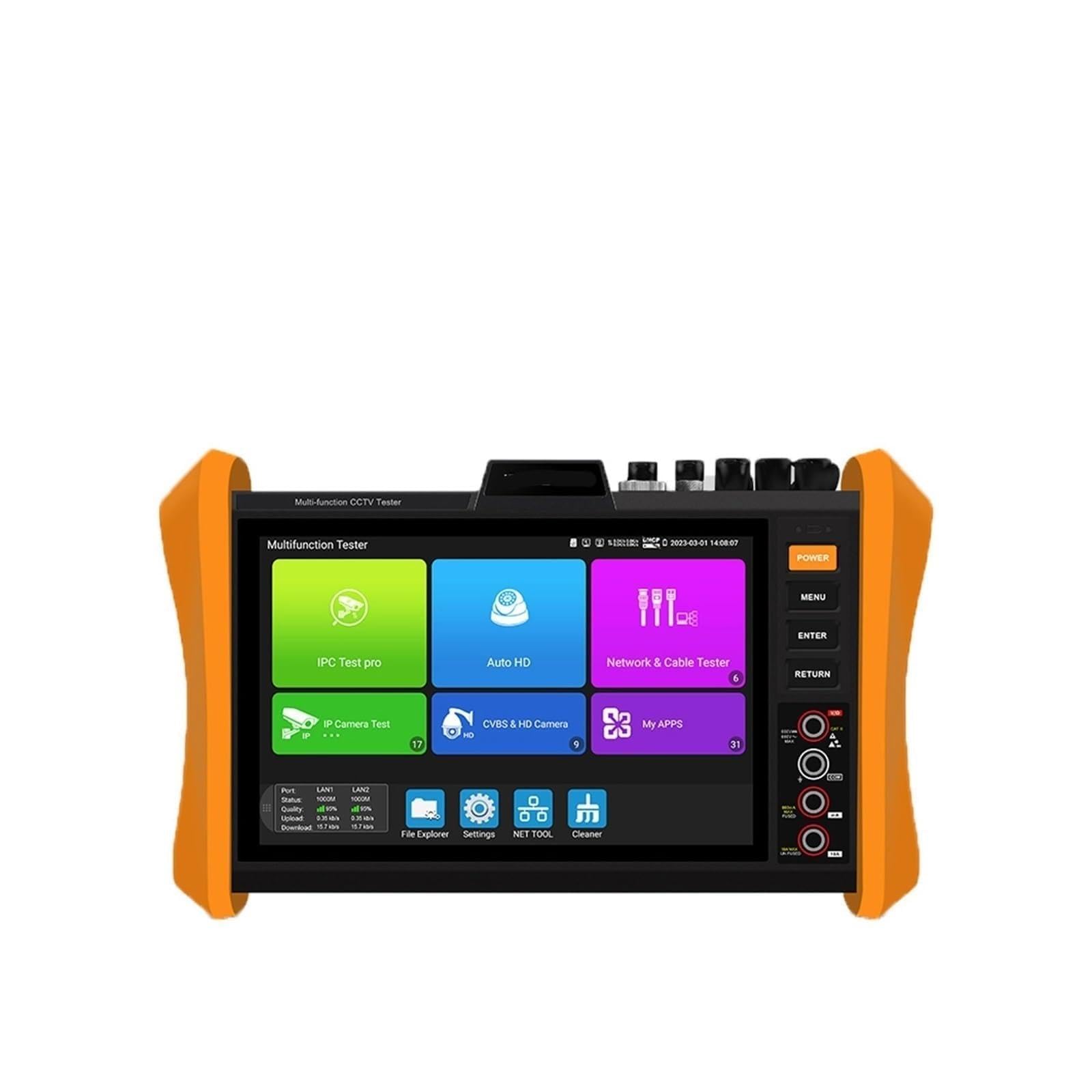 CCTV Tester, Tester CCTV For Telecamere Analogiche IP 8K E 8MP 4K HDMI Gigabit LAN PoE++ H12 Cavo Di Rete TDR Rilevamento Tensione Tracciatura Cavi