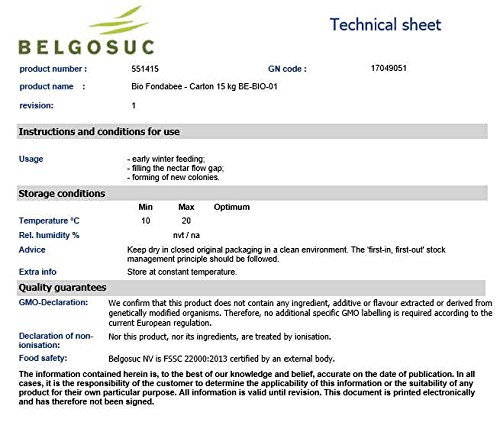 FONDABEE CANDITO In Pasta - Mangime Complementare Per Api | 5 Confezioni Da 2,5kg (12,5kg Totali) - Foto 6