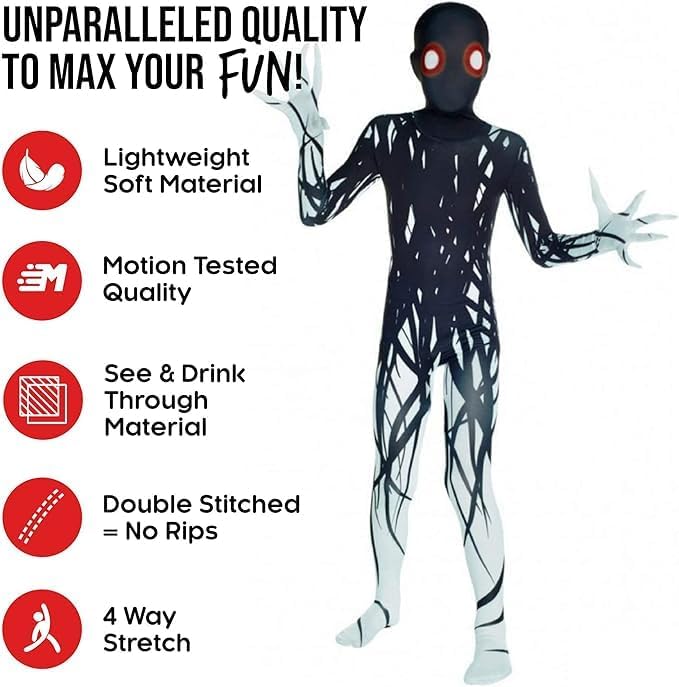Disfraz Morphsuits Zalgo Niño Demonio Alienígena miniatura 2