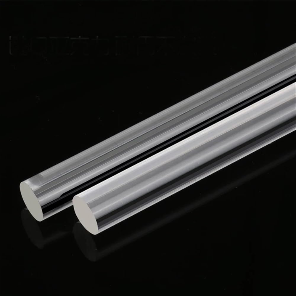 Plastikowy pręt 1 szt. Przezroczyste pręty akrylowe, o wysokiej przezroczystości, średnica od 2 mm do 100 przezroczyste dekoracji(100MM*80MM)