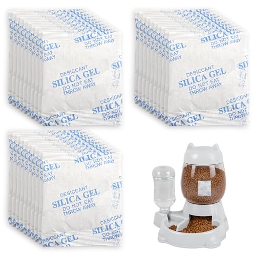 Menibeuty 30Pcs 10g Bolsitas Antihumedad, Silica Gel Bolsitas, Absorbe Humedad Armarios, Absorbente de Humedad, Transparente,para Antihumedad Armarios,Coches,Zapatos