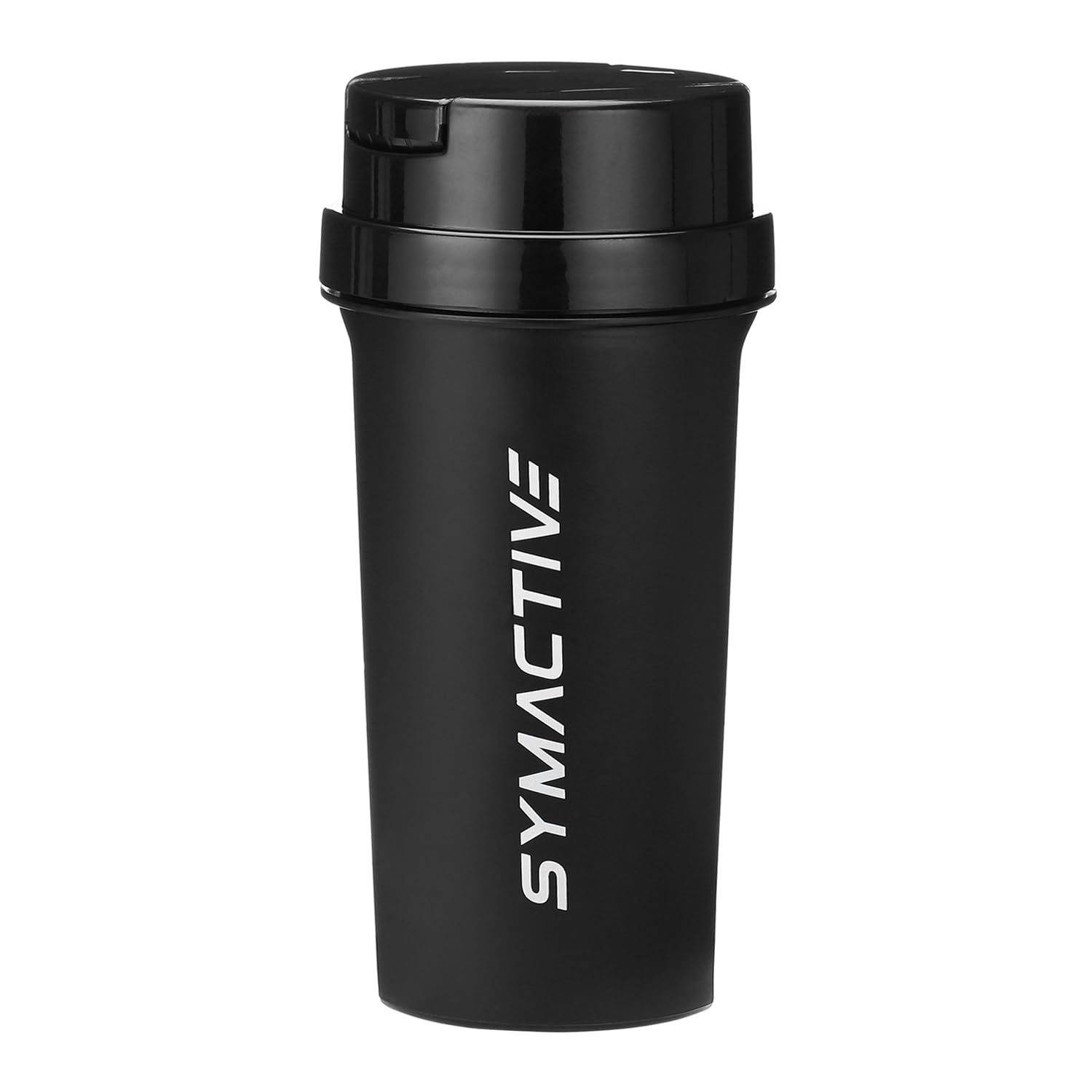 Amazon Brand - Symactive Leakproof Unbreakable Sports Shaker Bottle with Strainer, Anti Odour Large Spout & Flip Lid, BPA-Free (Color: Black, 700 ml),Plastic (B0C23TFNN4) Amazon Price History, Amazon Price Tracker