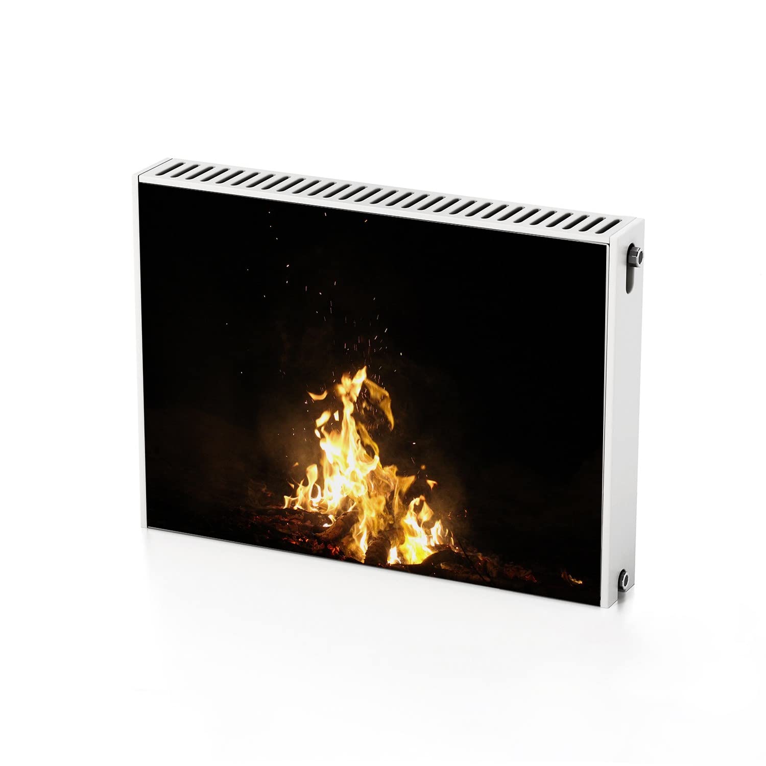 Tapis magnétique de radiateur 80x60 cm haut de gamme au design feu ardent