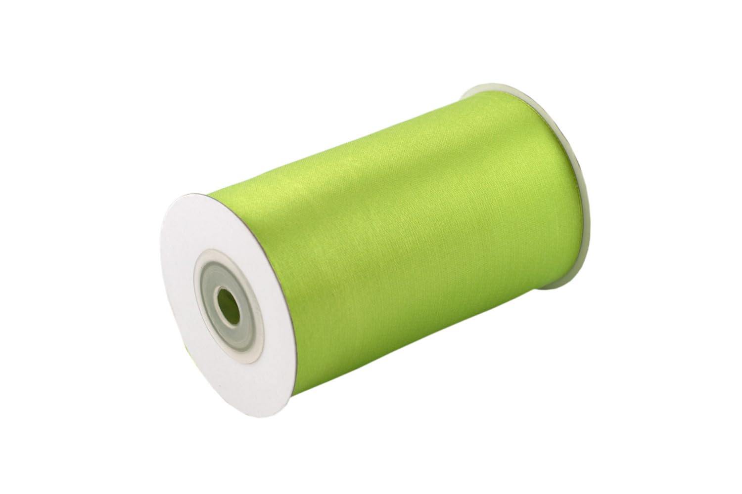 Satinband 100mm x 10m Rolle - FARBAUSWAHL in 3/6/12/18/25/38/50/75/100mm - farbecht & waschbar - Schleifenband für Ostern - Geschenkband zum Verpacken Dekorieren Basteln - Maigrün 550