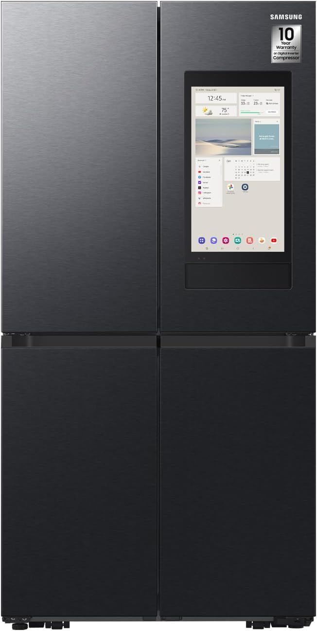 809L Gross, 702 Net RF71DG9H0EB1AE T Style French Door Refrigerator with 21.5" Family Hub (UAE version)