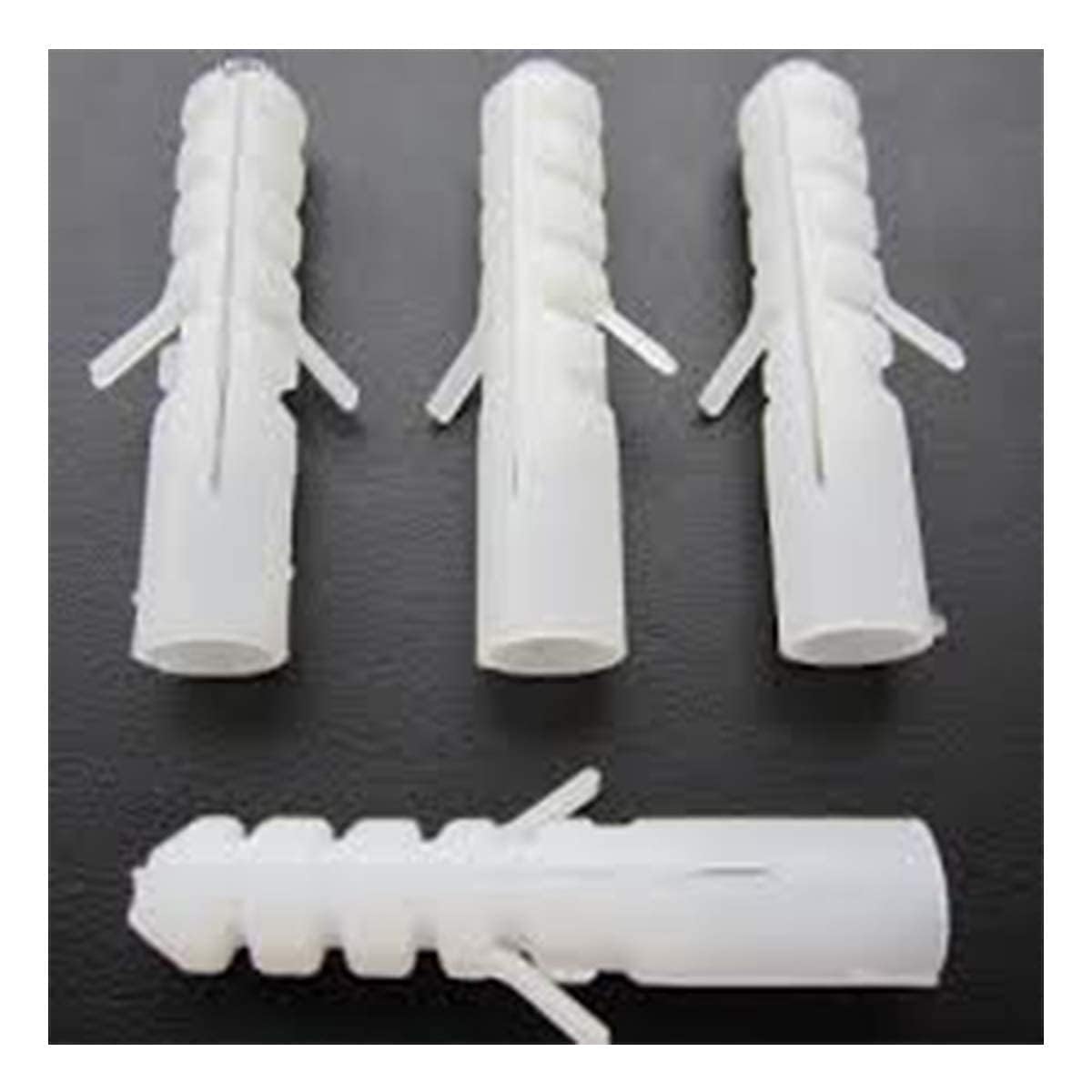 Q1 Beads 500 Pcs 30x6 mm / 1.25 inch Plastic Wall Plugs/Nylon Sleeves/Rawl Plug/Gitti/Screw Anchor 3