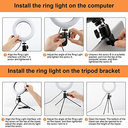 Luce Anello LED 6,3 Pollici per Tik Tok Selfie