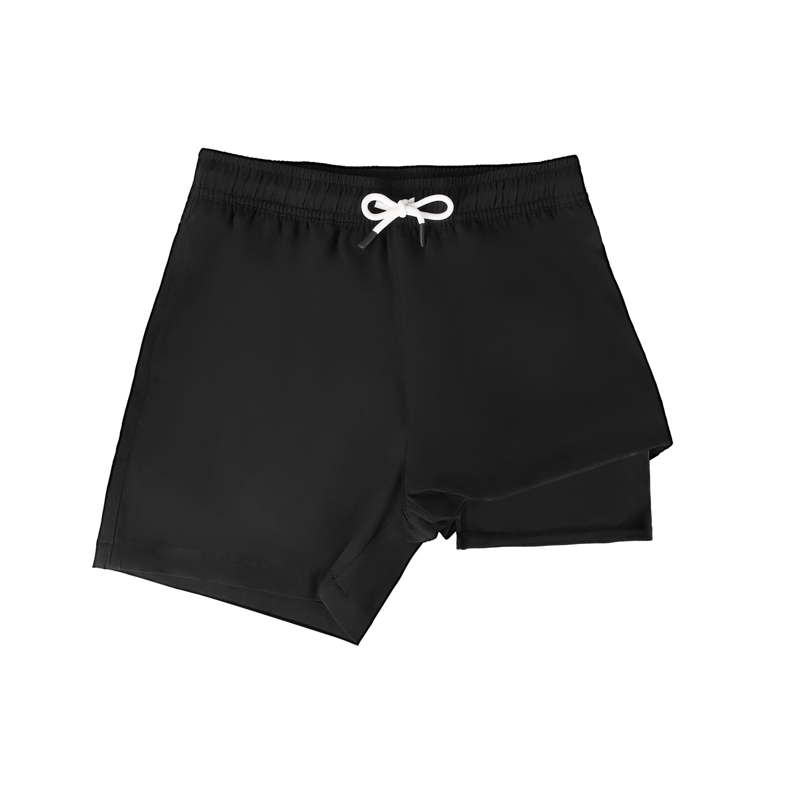 Leeboom Badehose Jungen Badeshorts Kinder 2-in-1 Badeshorts Jungen mit Kompression und Verstellbarem Tunnelzug - Badehosen für Jungen 5-14 Jare | mit Kompression, und Verstellbarem Tunnelzug