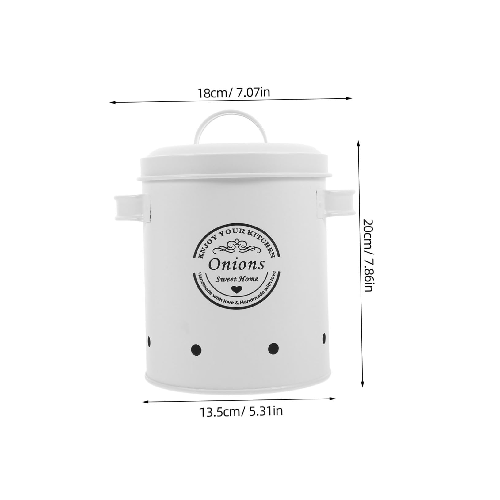 FELTECHELECTR Premium Vegetable Storage Tank Potato Onion Garlic Saver Rustic Home Kitchen Storage